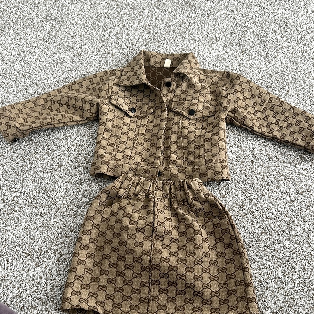 Jacket and skirt set. 3 year old girl